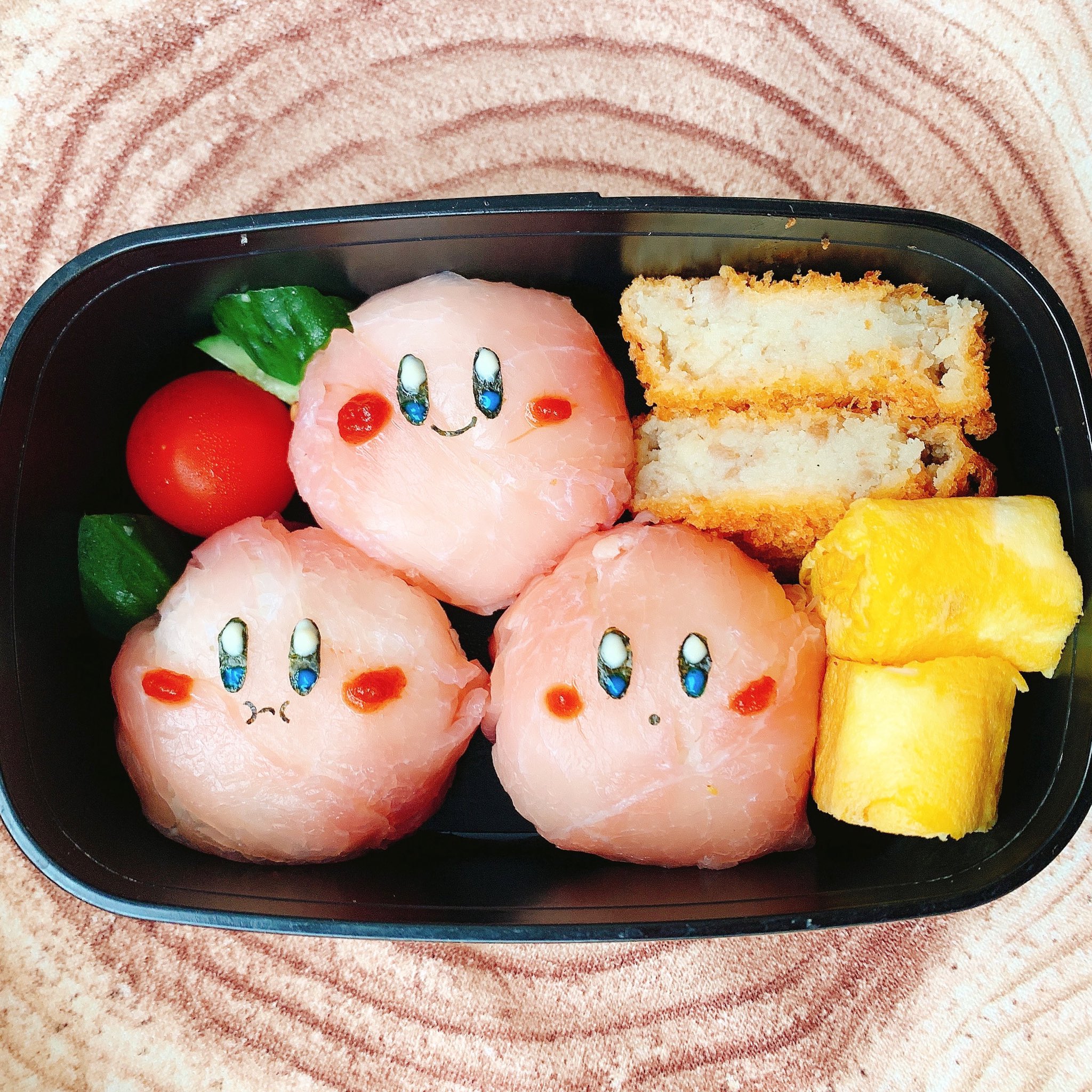 Ayako カービィのお弁当 生ハム大好きな娘が喜ぶやつ カービィ弁当 Kirby キャラ弁 T Co Il3u7bpafu Twitter