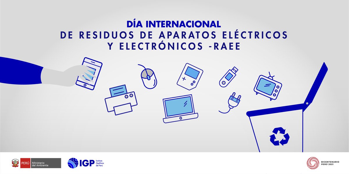 igp_peru's tweet photo. ¿Se imaginan cuántos aparatos eléctricos hemos desechado a nivel mundial?
Es momento de actuar y fortalecer la cultura del reciclaje. Ella es la alternativa para reducir la contaminación. ♻️
#RAEE #MINAM #SCAH #ONU #COP26 #Reciclaje https://t.co/ivMpjVcxEn