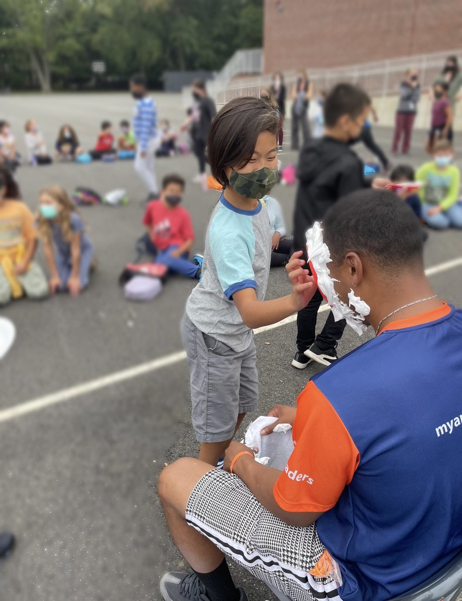 Good day in 4th grade when we get to pie the APEX Leaders in the face! The kids are doing an awesome job fundraising! <a href="/HarrisonHawks90/">HarrisonHawks90</a>