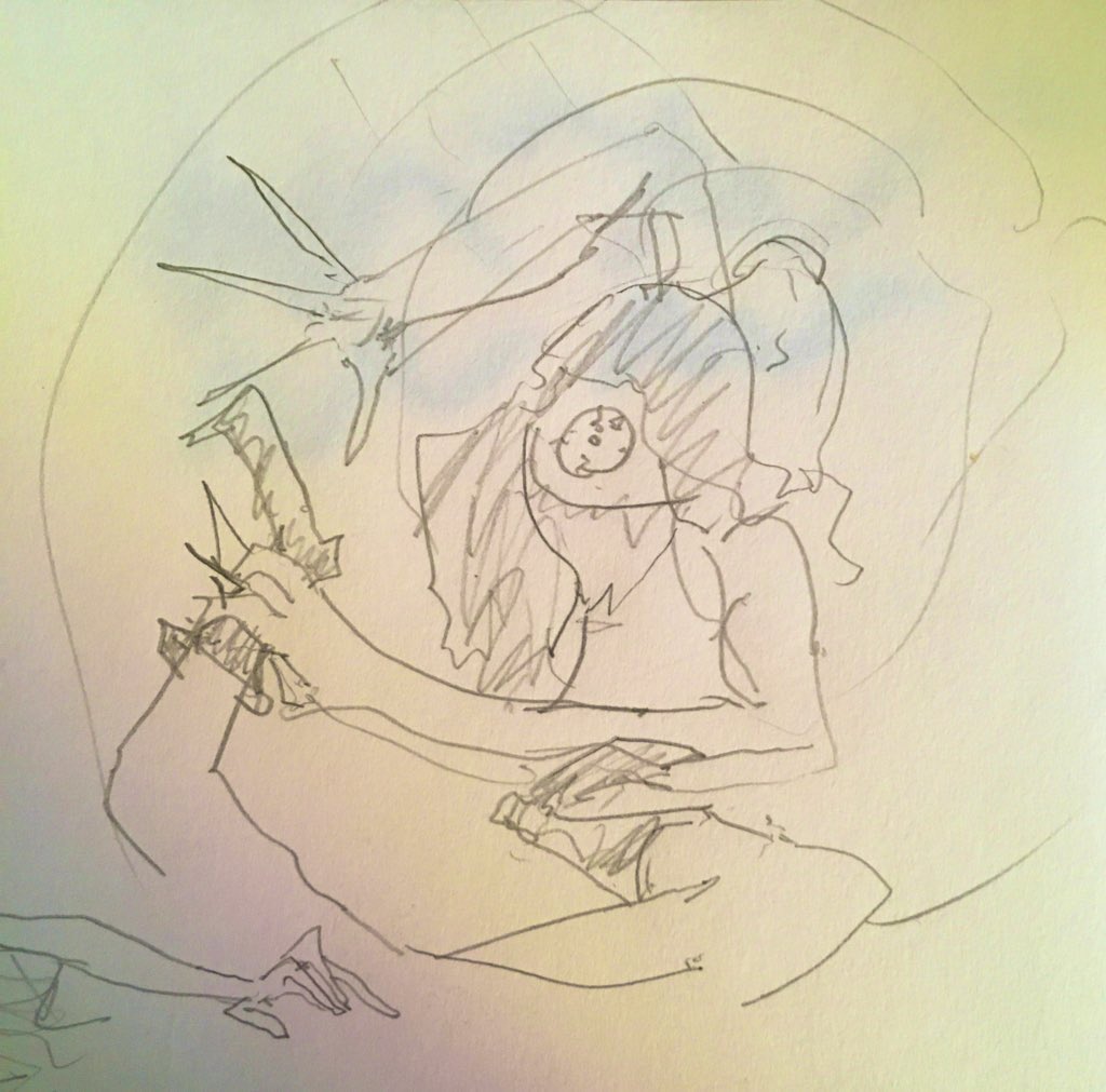 scrandina's tweet photo. Sketches of the corn maze princess https://t.co/XRhoxClBeB