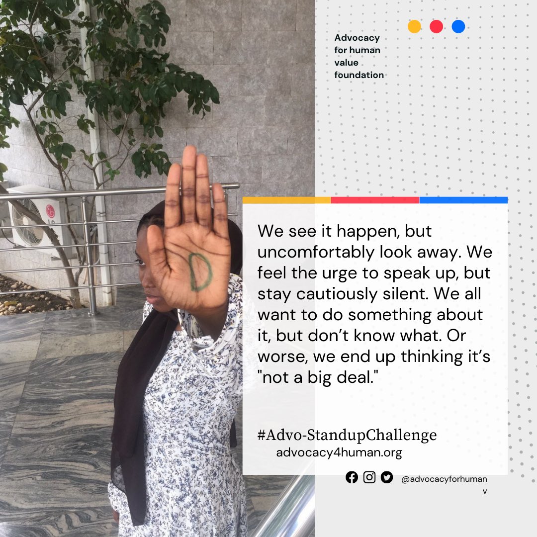 advocacy4humanv's tweet photo. We have joined the #standupchallenge community here at Nigeria to say #enoughisenough @LOrealParisUK https://t.co/ifVASCernY
