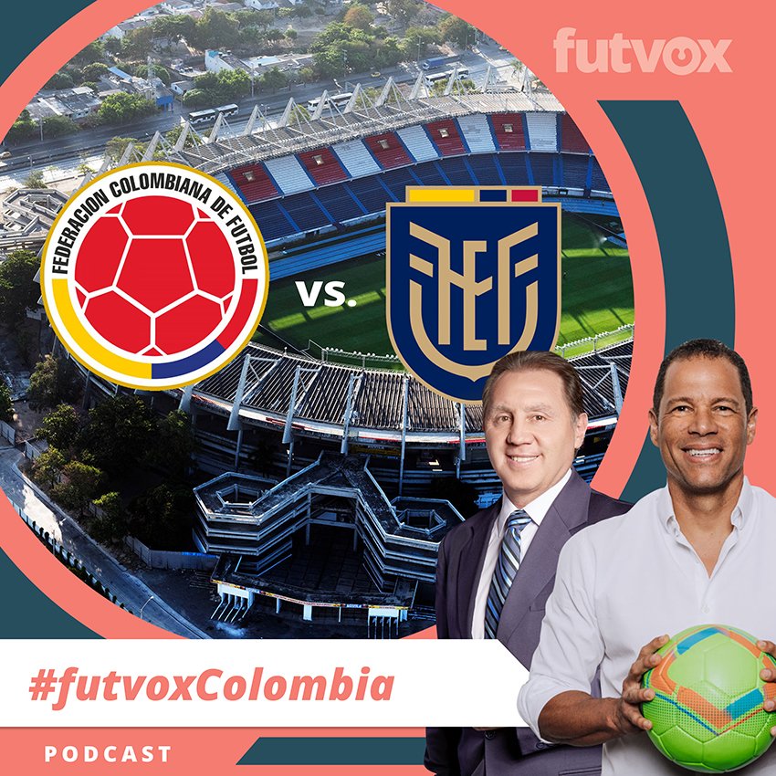 nacionfutvox's tweet photo. @FCFSeleccionCol🇨🇴 recibe mañana a @LaTri 🇪🇨 en un duelo directo en busca de un boleto a #Qatar2022.
¿Quién es el favorito para ganarlo? Te lo cuentan todo @OCordobaBBVA acompañado del gran @dtAlex_Aguinaga en #futvoxColombia no te lo puedes perder.
▶️https://t.co/dxc8Atp5ah https://t.co/5tnRtnkoDk