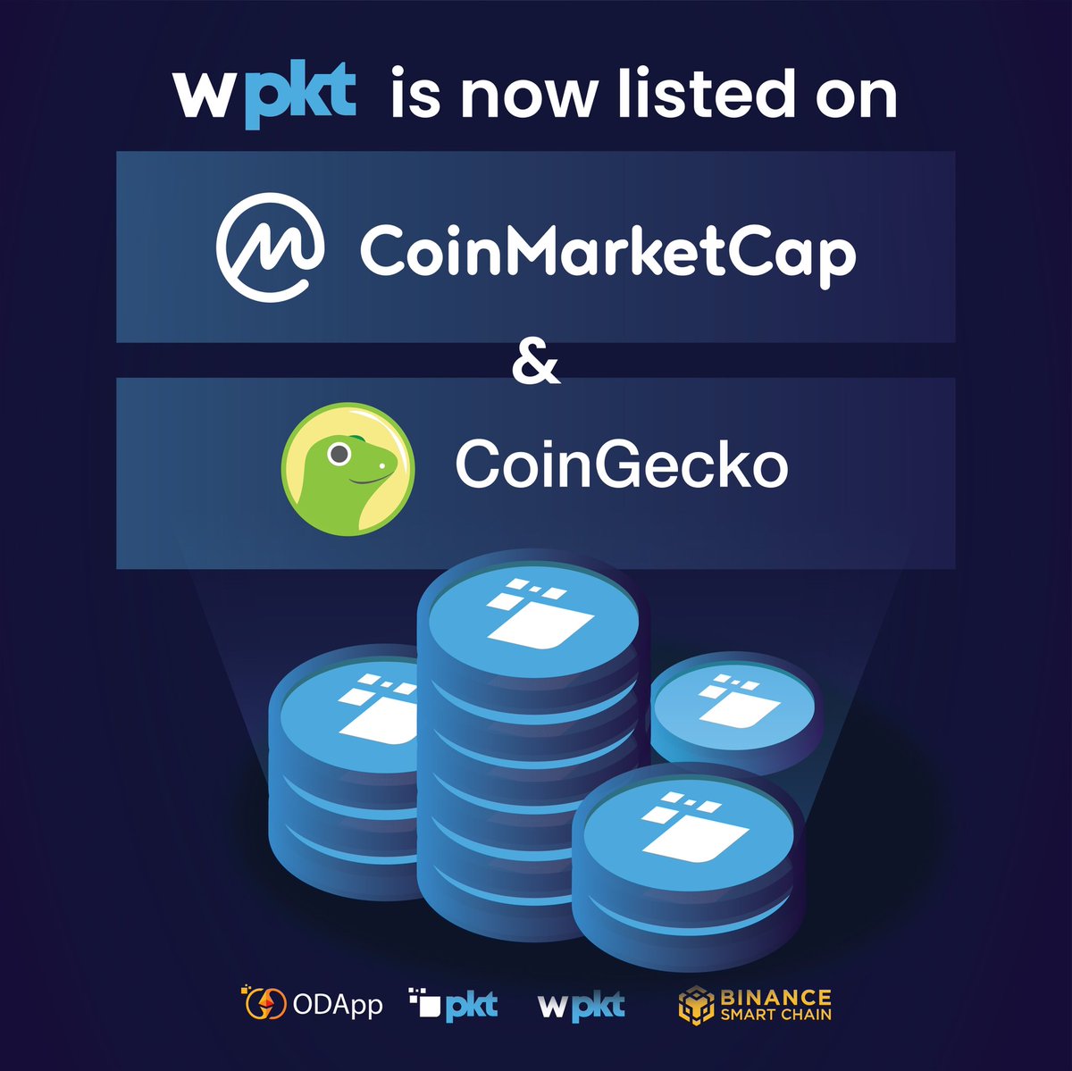 Congratulations #PKTeers $wPKT is now listed on #CoinMarketCap and #CoinGecko with over $1 million in 24hr trading volume

coinmarketcap.com/currencies/wra…

#pkt #pktcash #wpkt #wrappedpkt #defi #BinanceSmartChain
