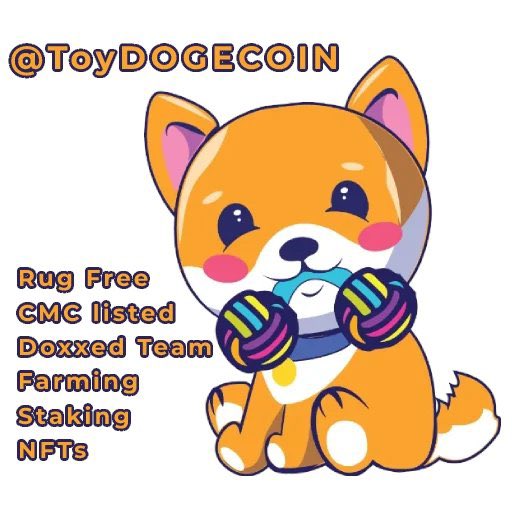 After my vacation I see this new BSC gem and it is booming!

Toydoge is a Charity token that focuses on providing underprivileged children with toys.
Toydoge Utilities:

🚀NFT Platform
🚀Charity Donations
🚀Staking Coming

📰: t.me/ToyDOGECOIN
🌍: toydoge.net