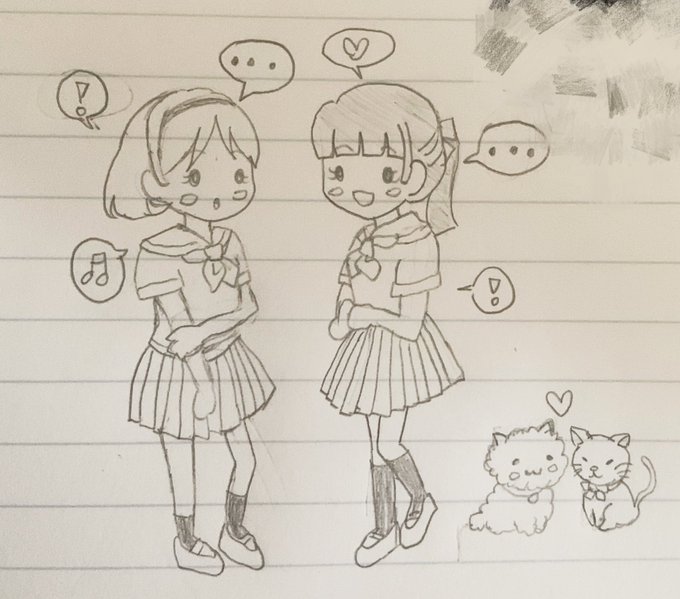 授業中に書いた絵画