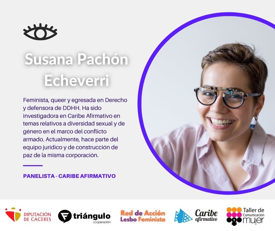 TCMujer's tweet photo. ☀️☀️

Quedan dos días para el Seminario Interamericano de Visibilización e Incidencia de Lesbianas, Mujeres Bisexuales y Personas Trans. Conoce a nuestras particpantxs. Recuerda: VIERNES 15 DE OCTUBRE.

FB LIVE. Pronto pasaremos el link para que te conectes. 📢 Difunde, comparte. https://t.co/OKCSDGgp89