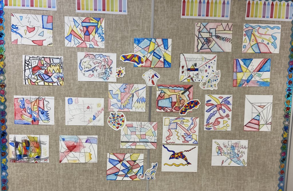 Some pretty incredible Mondrian inspired pieces are now up on display 🎨 There were so many great conversations regarding line, shape &amp; colour throughout this lesson! I love the diversity &amp; creativity poured into this assignment 💕 #grade3 #pietmondrian <a href="/stpaulsyorkton/">St. Paul's School</a>