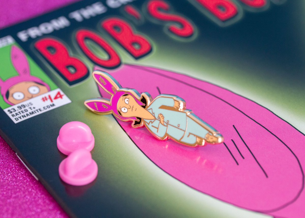 You guys have been asking to bring this one back and we did, limited Rose Gold finish with pink pin backs!
#rosegold #louise #bobsburgers #louisebelcher #fluouise #pincollection