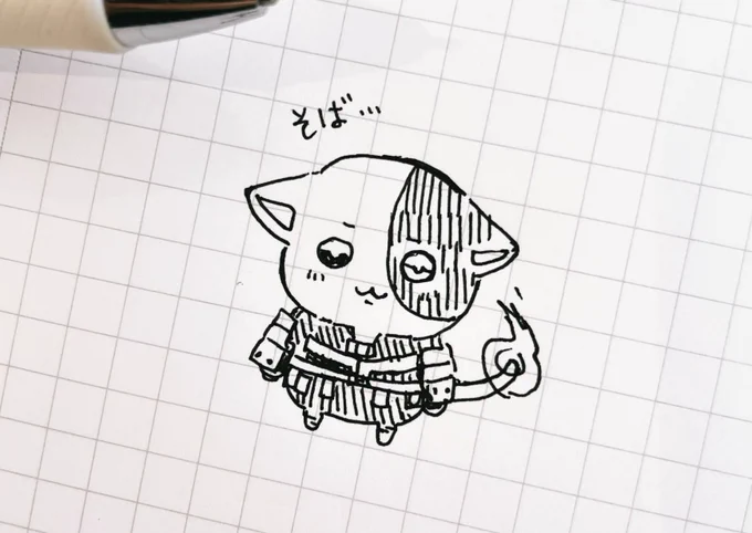 朝から何を描いているんだろう 