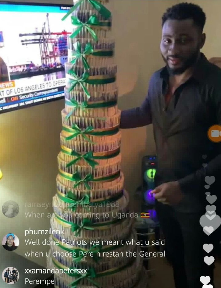 SMinixta's tweet photo. I saw a tweet days back after whitemoney received his money cake,a follower ask when is G-pere getting his own. But we got him this biggest of it all.. #G-pere
#Manlike pere. https://t.co/oy2rnlN5yb