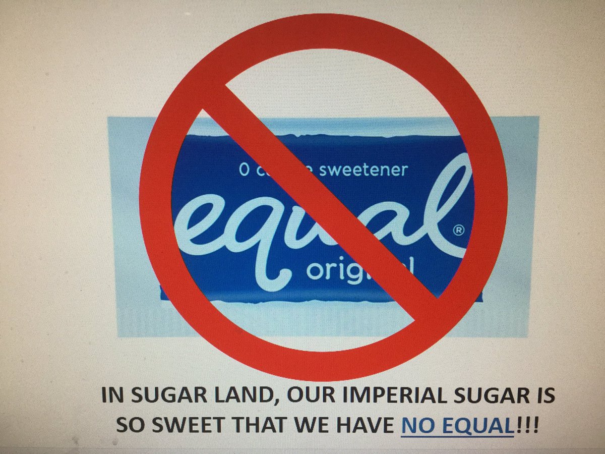 Two words. No Equal. @SugarLandtxgov