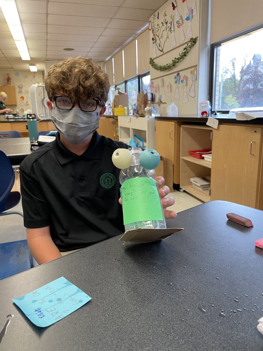 NMMSBUFFALO's tweet photo. These awesome kids worked on creating a helpful pandemic robot the last two weeks! #STEM #gogators ⁦@NardinAcademy⁩ https://t.co/0Rzf10HDLS