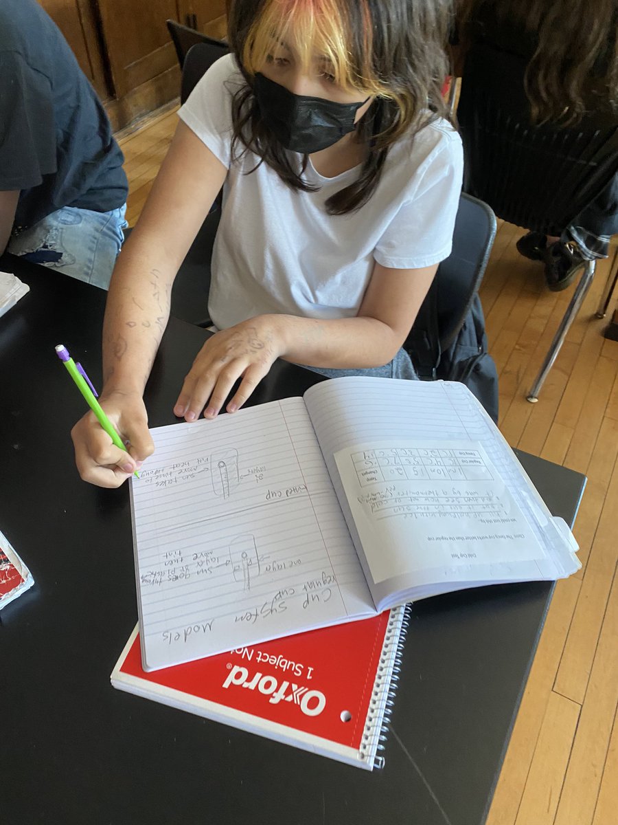 Students completing their initial model to explain how the regular cup warms up and the fancy cup stays cold!
Trust the process, student models are already looking so much better in our second unit @OpenSciEd @usd497 @LMCentralMiddle #thermalenergy #KSsci