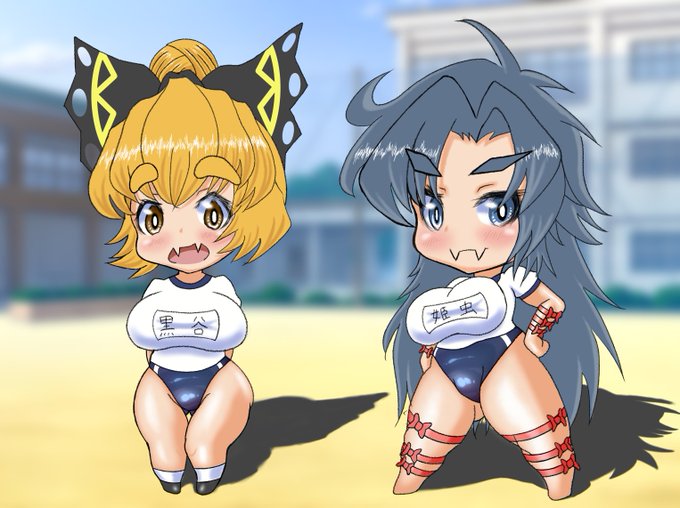 ヤマメちゃんと百々世ちゃん 