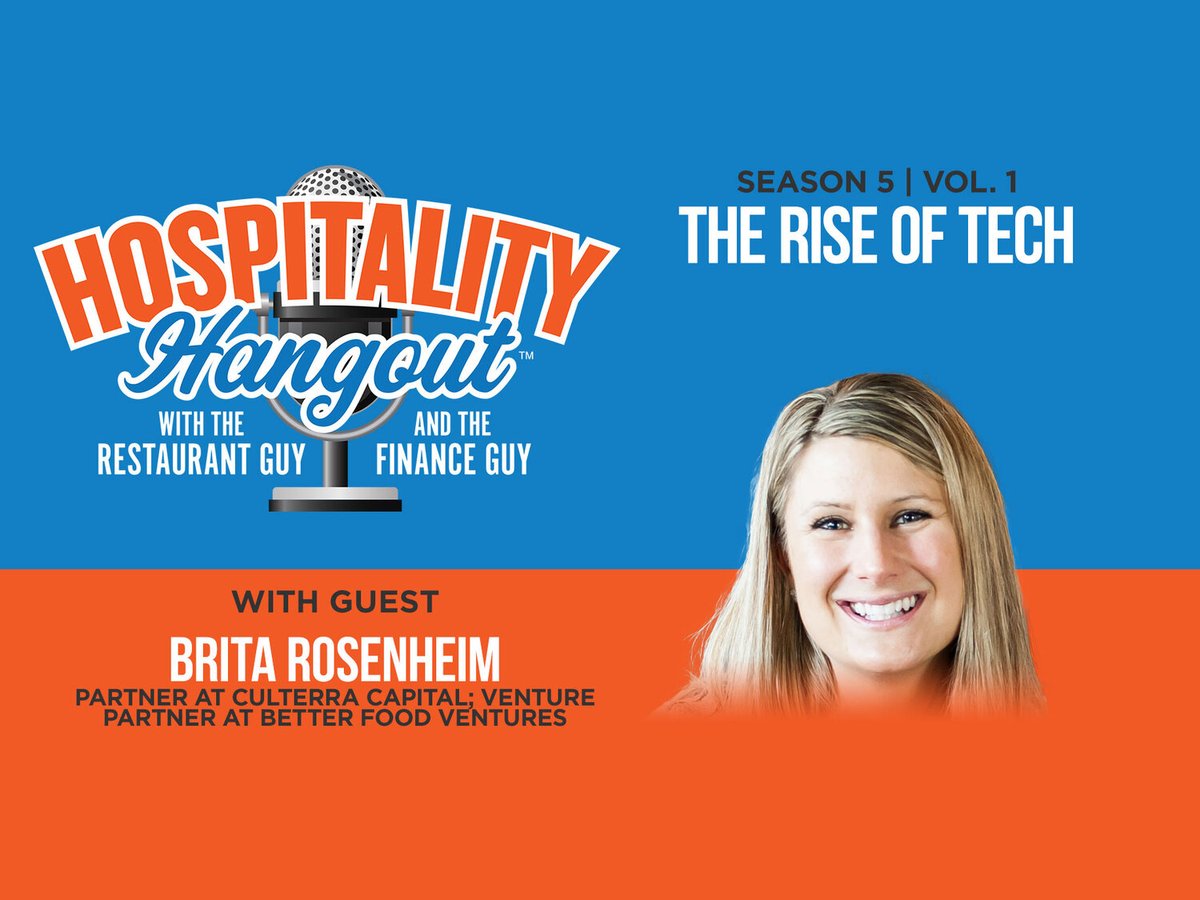 In the latest episode of Hospitality Hangout, Michael Schatzberg “The Restaurant Guy” and Jimmy Frischling “ The Finance Guy” chat with Brita Rosenheim, Partner at <a href="/CulterraCapital/">Culterra Capital</a> and Venture Partner at <a href="/betterfoodvc/">Better Food Ventures</a> to explore restaurant technology.

foodabletv.com/blog/the-rise-…