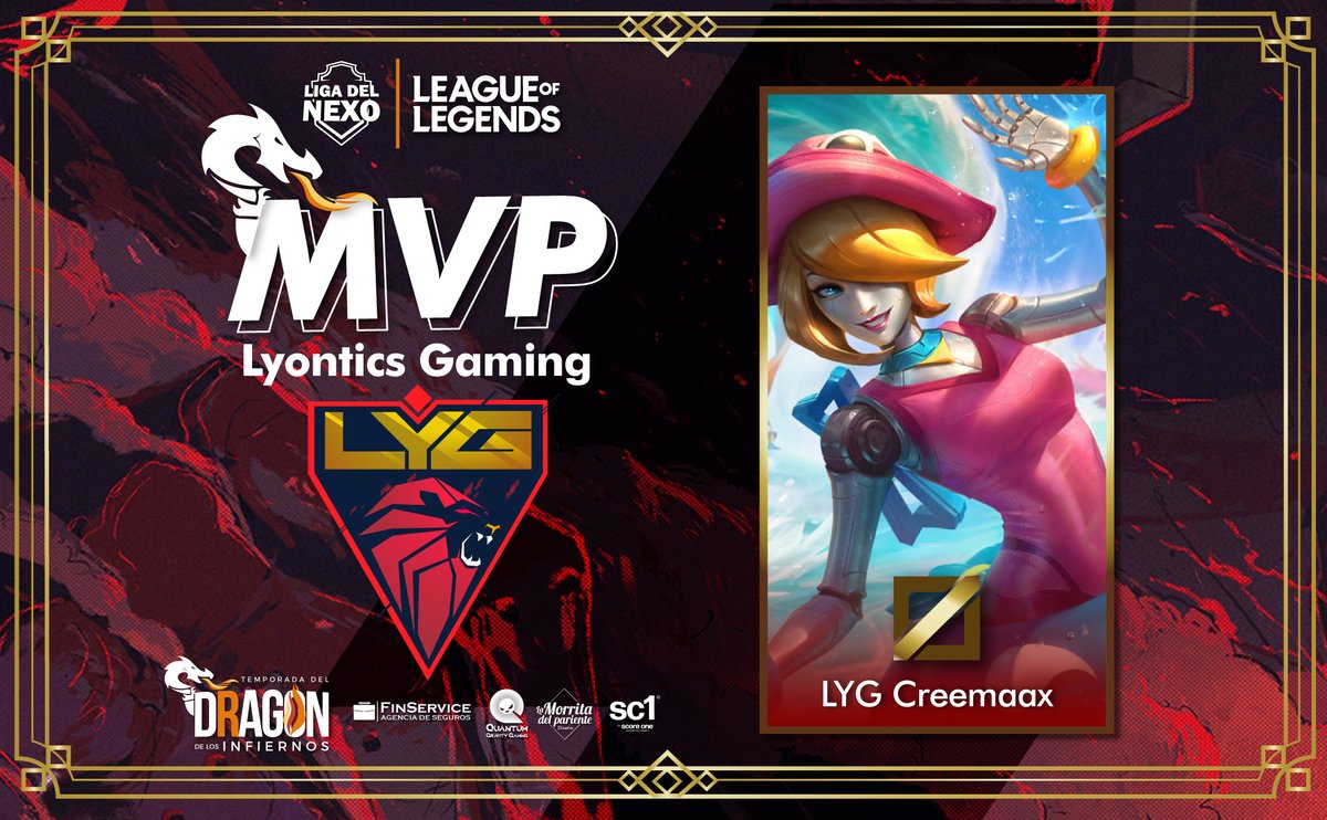 🔥Con un KDA de 12/3/9 y unas ShockWave fulminantes, LYG Creemaax es nuestro Dragón MVP de la serie del día de ayer🔥
Este es el resumen del comeback, 2 ondas de choque que dieron vuelta, 2 peleas por equipo que perdían de inicio, las cuales firmaron la voltereta de la partida.