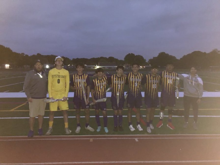 Oyster Bay Athletics 2012-2021 (@ktrentowski) on Twitter photo Boys soccer class of 2022. You’ll be missed! ⚽️🟣🟡 <a href="/OBSoccer2/">OBSoccer</a> <a href="/OBENSchools/">OBEN Schools</a> <a href="/OysterBayHS/">OBHS</a> <a href="/SharonLasherOB/">Sharon Lasher</a> @AthViii Boys soccer class of 2022. You’ll be missed! ⚽️🟣🟡 <a href="/OBSoccer2/">OBSoccer</a> <a href="/OBENSchools/">OBEN Schools</a> <a href="/OysterBayHS/">OBHS</a> <a href="/SharonLasherOB/">Sharon Lasher</a> @AthViii