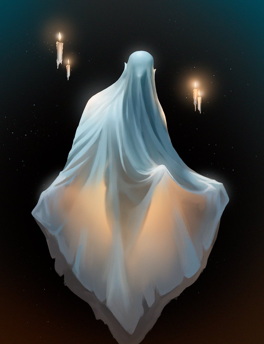 Hello my friends! Halloween is coming up, so I wanted to create a new piece using some different techniques I’ve learned. I found some art refs I used for inspiration and then, a few hours of painting later, this was the result! I hope you like it a lot!

Happy Halloween! 🎃👻💀