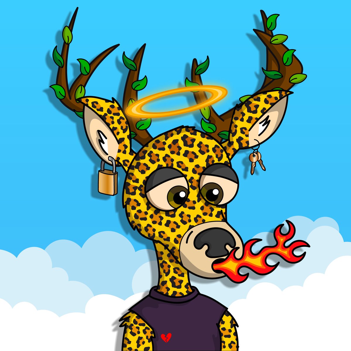 dropshadoe's tweet photo. Yo yo! Cheetah clone w that flaming mouth up in heaven 👀 https://t.co/nISm0k74po