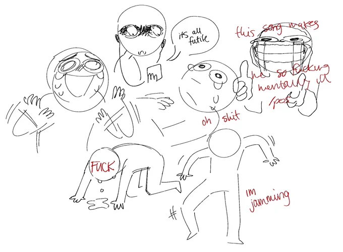 i drew my reactions to the ep hppe yeall enjoy 