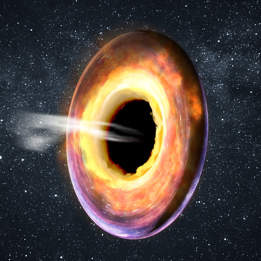 HPE's tweet photo. Supercomputing will help scientists capture the first-ever video of a black hole. Learn more about the power of 18 zeros #ExascaleDay