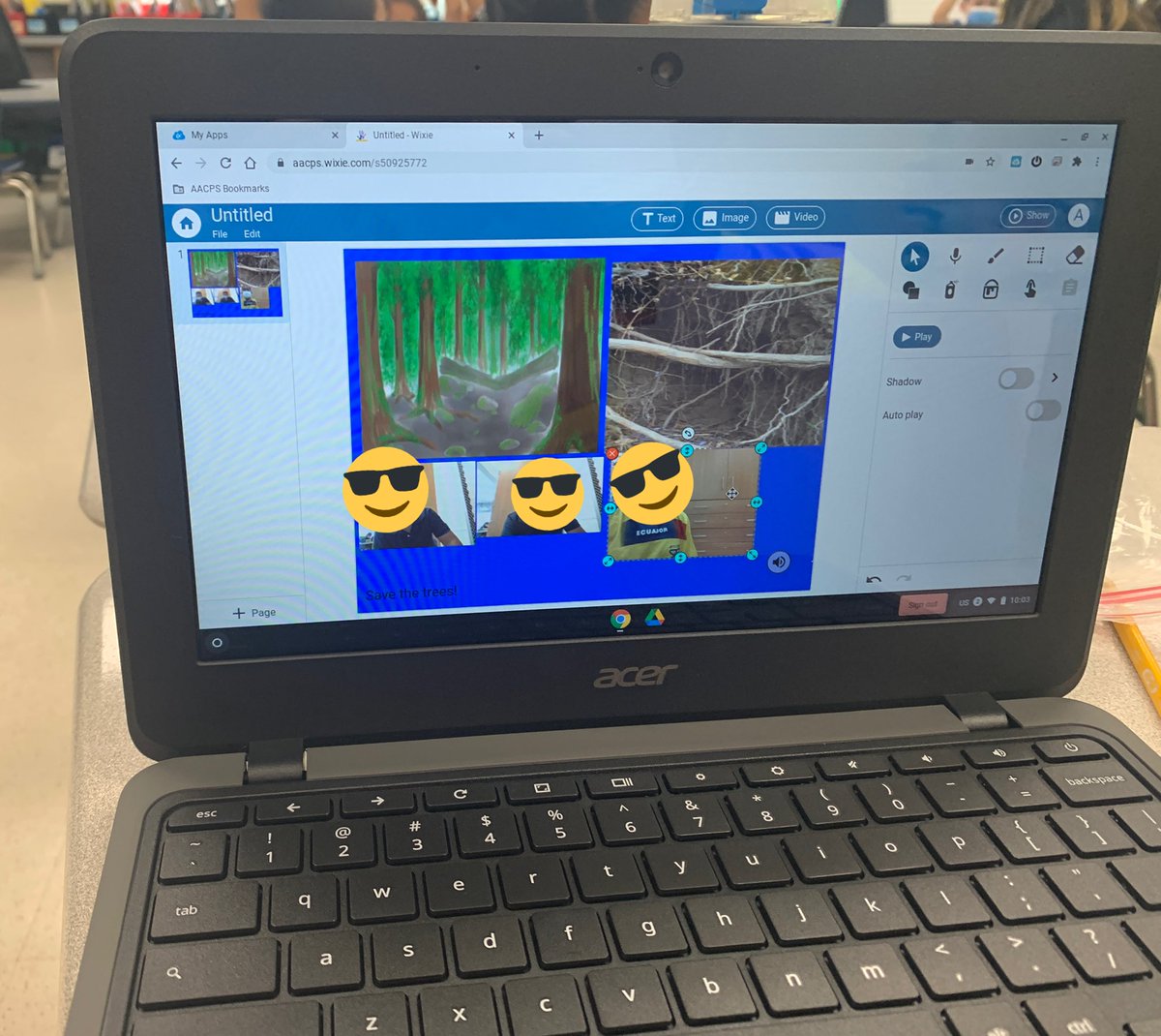 Second graders finished their unit on Tremendous Trees by creating a product to persuade others to save the trees!  Some chose posters while others did recordings on Wixie!  <a href="/TylerHeights/">TylerHeightsESAACPS</a> <a href="/aacpsoit/">Instructional Technology, AACPS</a>
