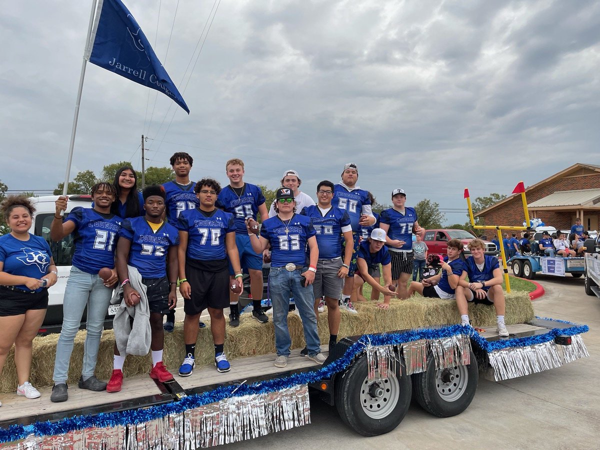 What a night! What a community!  Thanks for all the unending, unwavering support. It's a great day to be a COUGAR! Now let's take care of business and BEAT Robinson! <a href="/HicksJISD/">Dr. Toni Hicks</a> <a href="/Jarrell_ISD/">Jarrell ISD</a> <a href="/JarrellHS/">Jarrell High School</a> <a href="/MurrCoach/">Coach Murr</a>