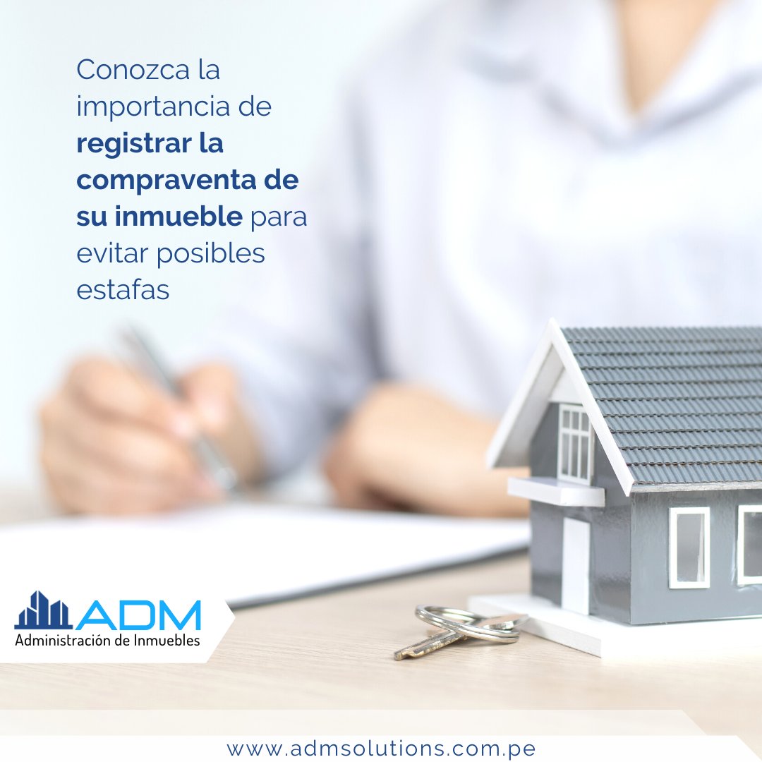 AdmSolutions_PE's tweet image. ¿Sabe cómo protegerse del fraude en la compraventa de su inmueble? Siga estos sencillos pasos -&amp;gt; admsolutions.com.pe/pasos-para-reg…
📧comercial@admsolutions.com.pe
📲925 745 013
#admsolutions #administraciondeinmuebles #administraciondepropiedades #administraciondecondominios