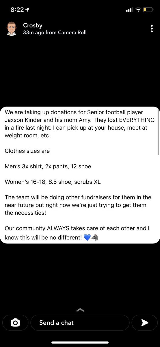 BarstoolSvhs's tweet photo. ANYTHING HELPS!🐺💙 https://t.co/WzHjXe5JZf
