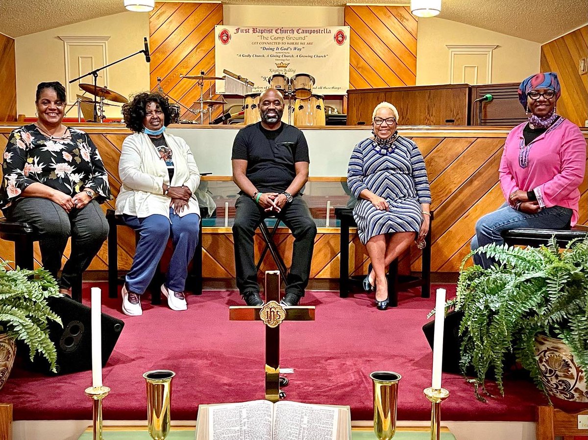FBCCampostella's tweet photo. “Great time sharing with some of FBCC Clergy on tonight…”
10-13-21
“The Year Of Recommitment”
🖤 ❤️🖤
#TeamFBCC
#FBCC2021
#BecomingABetterMe2021
#ServingWithASpiritOfExcellence
#revdrtyronejacksonjr https://t.co/yBEOWe3gfb
