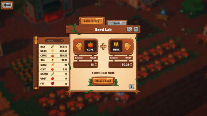 rightleftchen's tweet photo. #DeFiLand uses the concept of agricultural products with virtual currency so that more novices can understand the concept of virtual currency more quickly. Hope that there will be related Perpetual Protocol functions in the future. #NFTs #DeFi #Solana https://t.co/8YmMo6FAH8