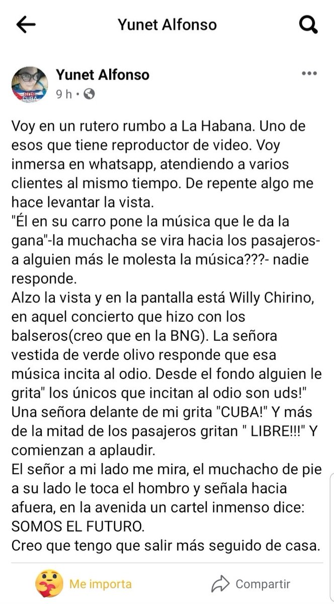#Claudia 🆘️🇨🇺🙌🏼🕊 tweet media