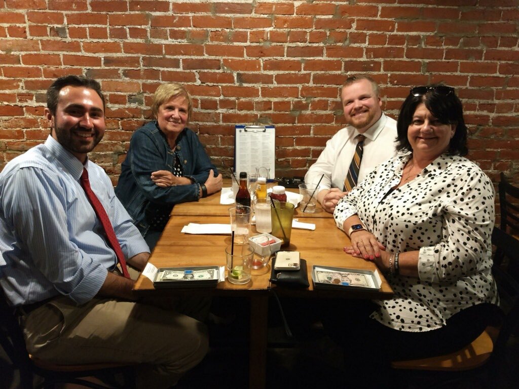 @KLWhittington, @DavidThomasOH and I had a great time connecting with retired #GeaugaCounty Recorder and longtime friend @gingerichmom at Harbor Halcyon this evening! Enjoyed a great conversation along with awesome food!