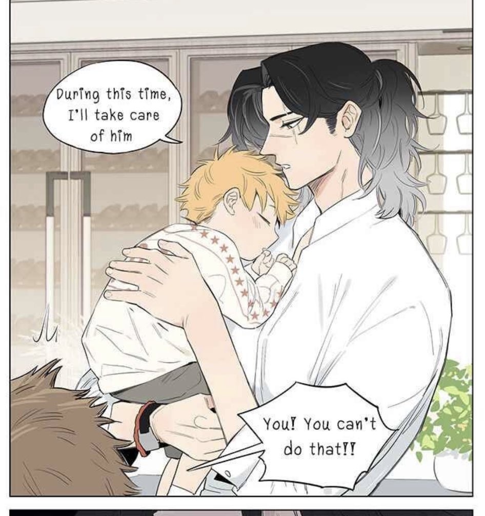 has anyone read  this comic i swear its the most wholesome fucking thing 🥺🥺🥺 there is legit no plot its just them being cute as dogs and as humans 😭😭 every chapter is just 😖💗💗 