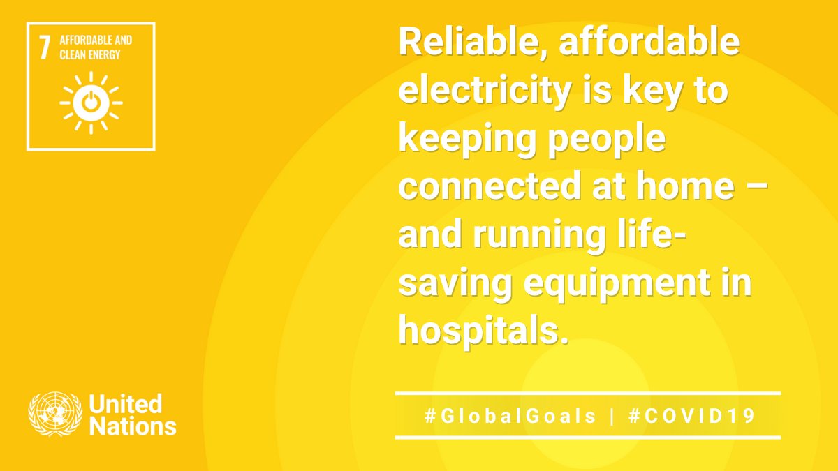 ⚡We're putting the spotlight on #SDG7 at <a href="/COP26/">COP26</a> in Glasgow this November!

It’s time for an #energy innovation that can steer a sustainable recovery from #COVID19 with better health, stronger economies and more equality.

Join us👉bit.ly/3iQG8hV