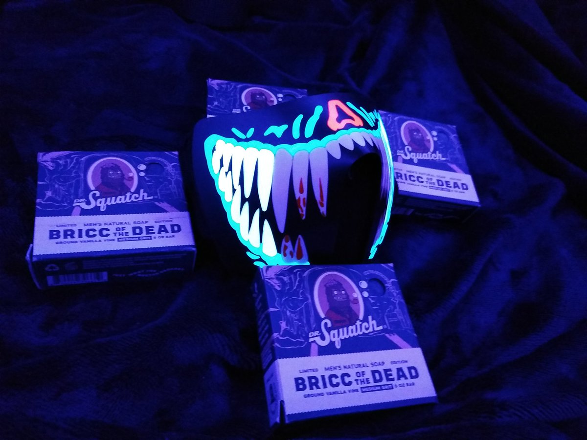 Fresco970's tweet photo. @DrSquatchSoapCo #BriccofTheDead #SpookyGood https://t.co/P040YOEmkJ