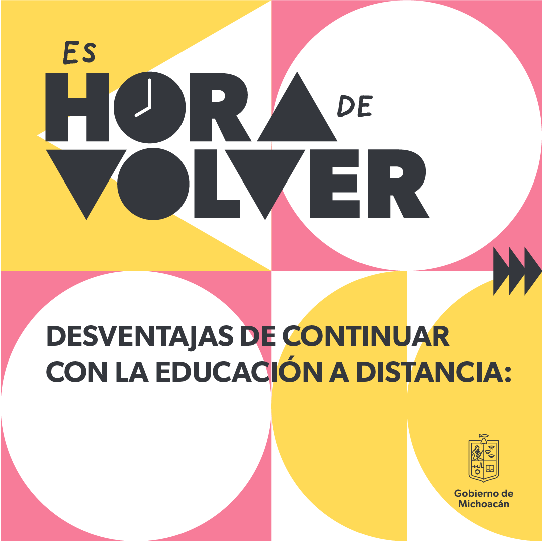 SdeGobMich's tweet photo. A casi dos años del inicio de la pandemia, las y los estudiantes han resultado por demás afectados en su desarrollo, por eso, con el apoyo de todos podremos tener un regreso a clases responsable.
#EsHoraDeVolver https://t.co/UYK7F87Tai