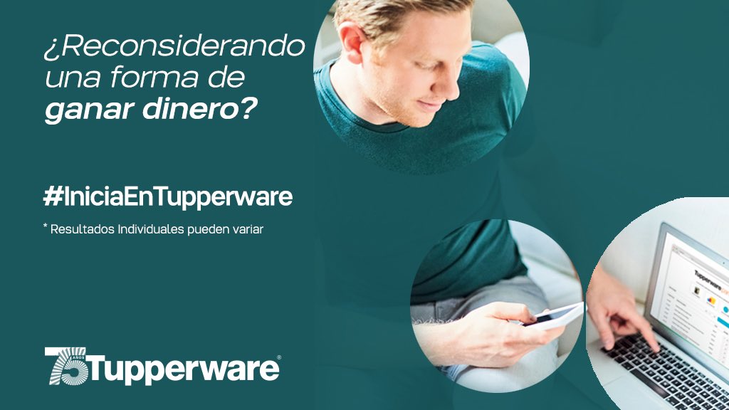 MXTupperware's tweet photo. Sé tu propio jefe y administra tus tiempos para trabajar y para tus actividades personales, sólo #IniciaEnTupperware registrando tus datos aquí:  https://t.co/gOB3dRjmVP https://t.co/UmusLgk69p