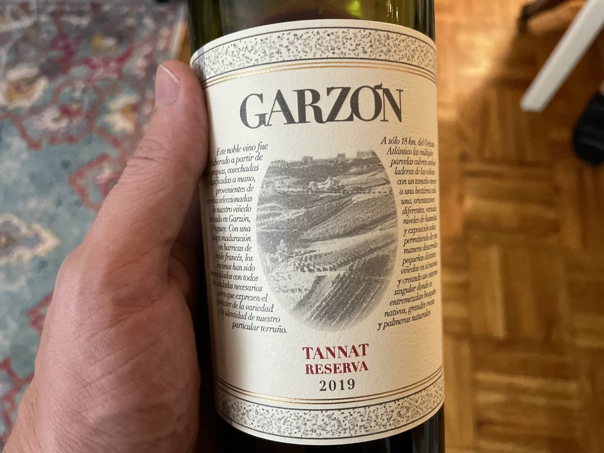 mikedolanny's tweet photo. A different Tannat wine from Uruguay. Outside of France, Uruguay is the other country where Tannat grapes are grown. Working on #AlltheRightNotes with @FredDexMS https://t.co/JCyfJ6lgGz