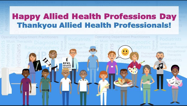 It’s national AHP day, be loud and proud today #AHP It’s important to acknowledge all AHP’s in all areas of work and the amazing things they do #AHPsday2021 #AHPsareamazing <a href="/LBUHealth/">The School of Health, Leeds Beckett University</a> <a href="/claireg76520231/">claire gardiner</a> <a href="/Helen_NutDiet/">Helen White Phd RD</a> <a href="/LinseyMKing/">Dr Linsey King</a>