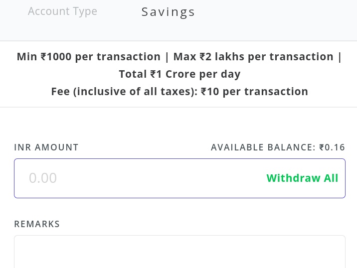 The__DarkRay's tweet photo. Available balance is showing has 0 . unable to withdraw #WazirX  @WazirXCares  . I am having money in money account https://t.co/za0AT0npiS