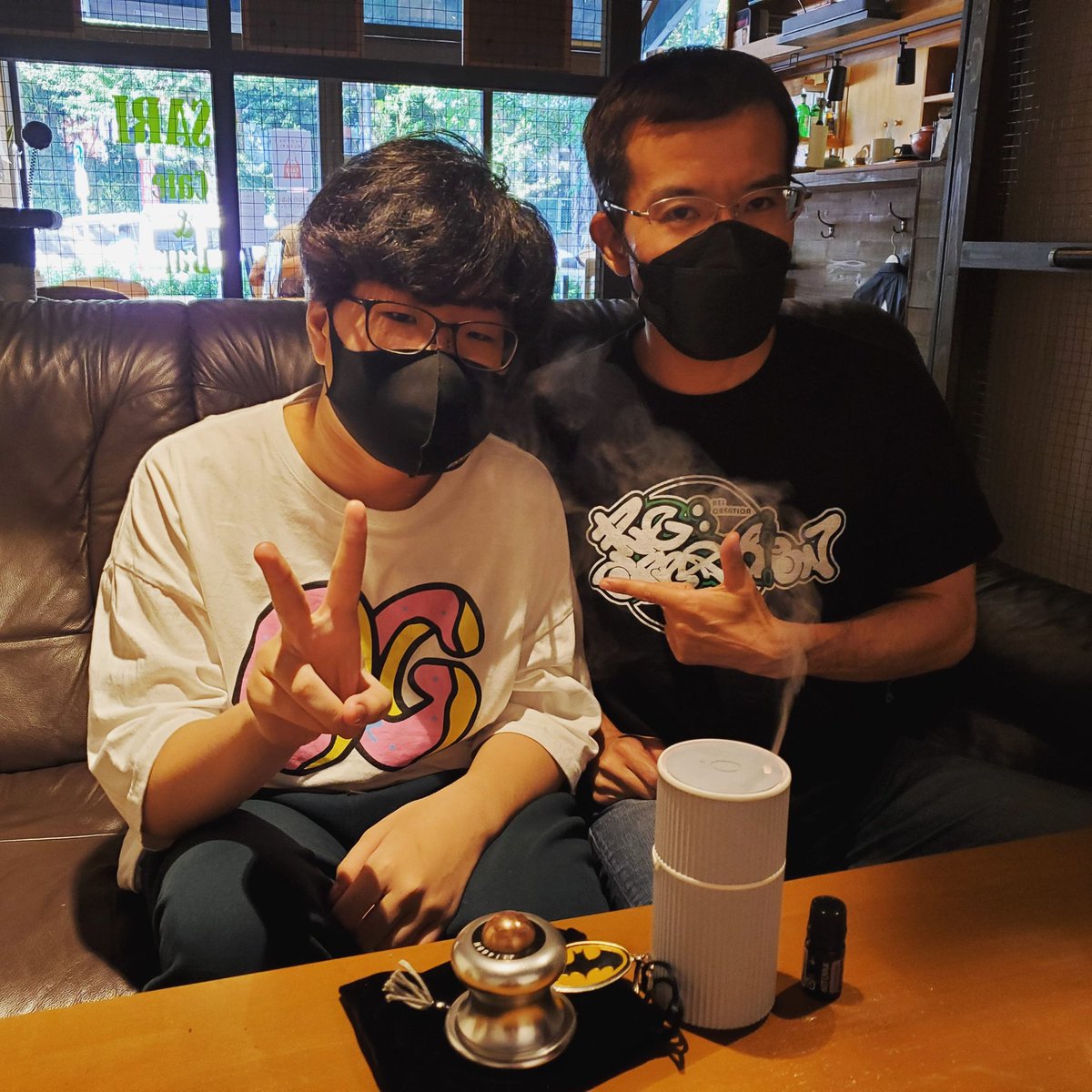 mrkobayashi1970's tweet photo. MCライム君がお母さんと来てくれた~流石十代1パウンドハラミステーキに大盛ご飯をペロリ!ラップも体もまだまだ成長中
#9SARICAFEANDBAR #mclime #高田馬場 #西早稲田 #諏訪通り https://t.co/ILWwnhbxsf