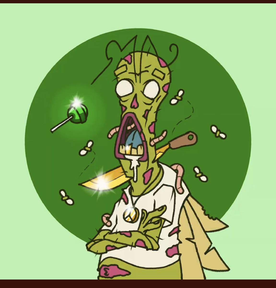 WoodGangNFT's tweet photo. @RoachPunkMY @pentas_io #Roachpunk is awesome art that lived in blockchain forever. #Roackpunk โs creator is the humble person iโve ever met. Very talented guy. His #Roachpunk has change peopleโs perspective from hate to love ๐ชณ๐ชณ๐ชณ. ๐ฅฐ๐ฅฐ๐ฅฐ @HappySkeleton_ @AnonX7_ @EdYoung78 @huskar_my @shafiqbazli https://t.co/YvyFbixE8E