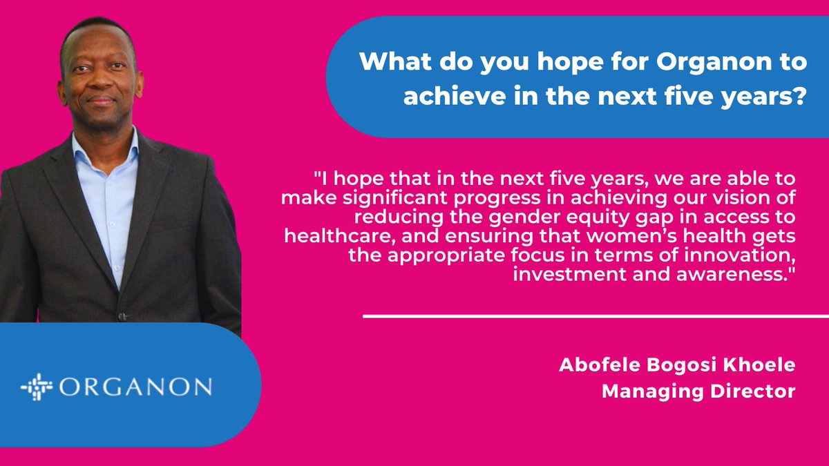 OSouthafrica's tweet photo. Meet Abofele Bogosi Khoele, our Managing Director. Find out how he hopes to achieve reducing the gender equity gap in access to healthcare and read more of his profile on our LinkedIn page.
#HereForHerHealth
#LeadershipProfile
#Organon https://t.co/quU7vErWms