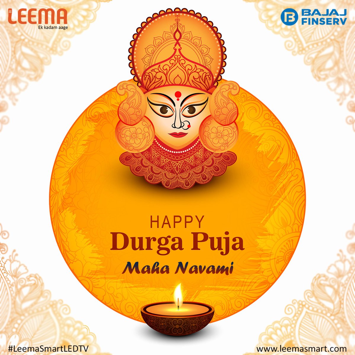 SmartLeema's tweet photo. Let all our wishes come true with Maa Durga’s blessings.

Happy Maha Navami! 🙏🏻
#MahaNavami https://t.co/uTHc75ovqm