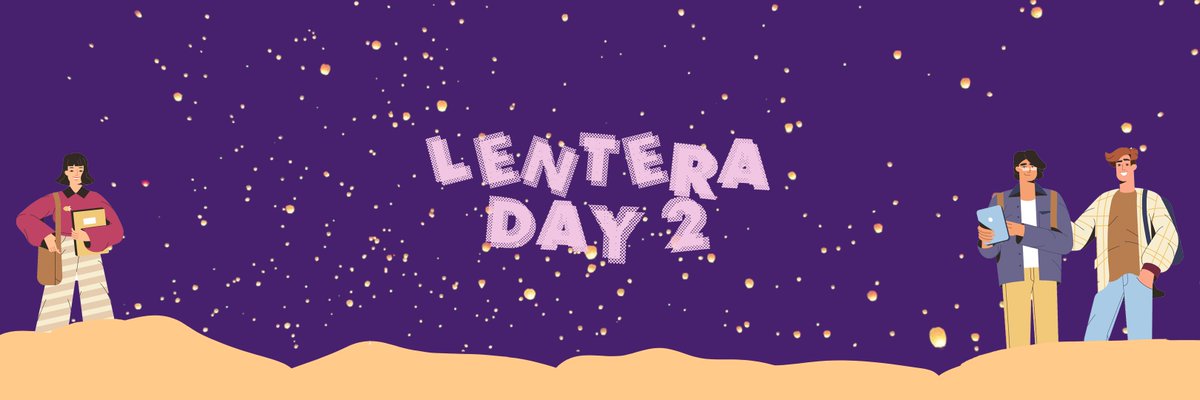Lentera_Neutra's tweet photo. 💥[ L E N T E R A  D A Y 2 ]💥

HAI FIGHTERS❗🤩
Hari ini hari kedua Lentera, loh! Tetap SIAP dan SEMANGAT dong yaa belajar SBMPTN-nya📚

Sekedar mengingatkan nih, jangan lupa kegiatan hari ini ya!

📌 Kamis, 14 Oktober 2021 pukul 15.15 WIB https://t.co/glFIAxvtFB