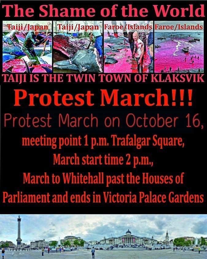 Britain should not give a £550 million trade deal to any nation that does this to its children. Join protest march to Parliament on Saturday to call for trade sanctions against Faroe Islands #StoptheGrind Sign petition 
petition.parliament.uk/petitions/5971…
