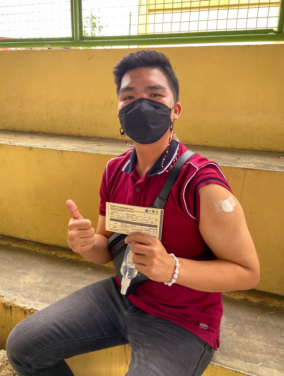 harifatter's tweet photo. Got my 1st dose of Pfizer vaccine π.
.
.
.
#covidvacccine #stopthespread #getvaccinated #staysafe #inthistogether #goodjab #resbakuna #pfizer #pfizervacine #pfizerbiontech #vaccine #covid #covid19 #pandemic #coronavirus #fightcovid19together #wearamasksavelives https://t.co/ahbXnsWVgk