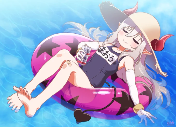 #秋だけどまだ全然暑いので水着絵再掲してもいい 