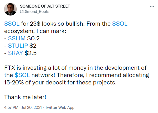 Moneyfe45313071's tweet photo. Stop watching analytics!

This analyst predicted the growth of $SOL and the $SOL ecosystem and did ~70X on it💷

Subscribe not to miss the next TAs - @DIMOND_BOOTS

$icx $celo $ohm $ftm $leos $fil $noia $dag $soul $trx $reef $ada $qrdo $zil $dot $movr $algo $wrx $hbar https://t.co/20YFtHP4qe